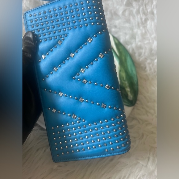 NWT MCM Swarovzki studded wristlet long wallet - Picture 2 of 8